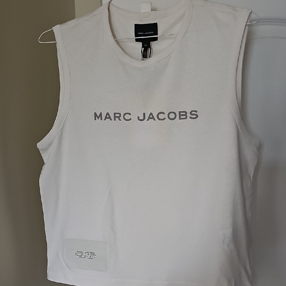 Marc Jacobs White Sleeveless Top